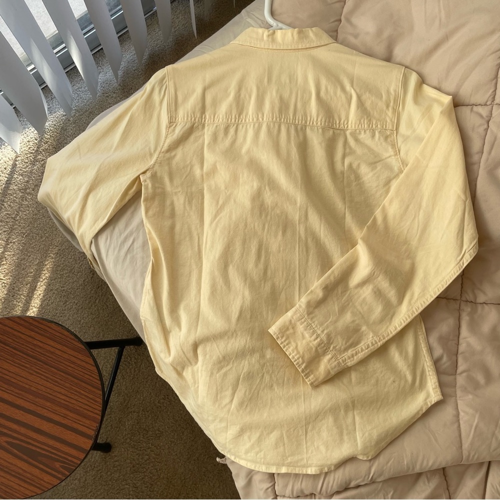 Pale Yellow Button Up Blouse !! - image 2